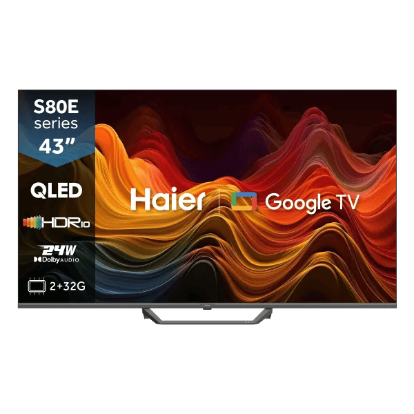 Haier 43" QLED 4K Google H43S80EUX