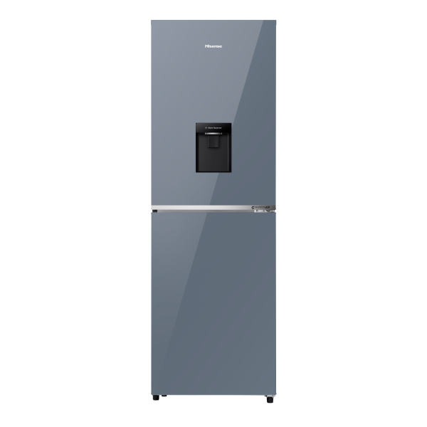 Hisense 270L BMF Inverter Glass Door with Dispenser Refrigerator RB1G266NM Metro Blue