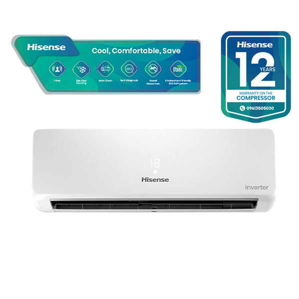 HISENSE 1.5 TON FULL DC INVERTER AC (AS-18TW4RMATD01BU)