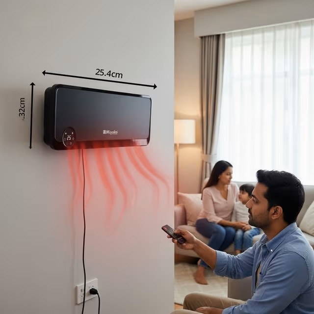 Miyako PTC-WH-5210L wall-mounted room heater